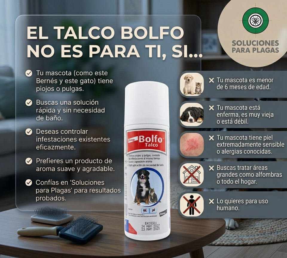 Talco Bolfo de Elanco para perros, 100 g promoción
