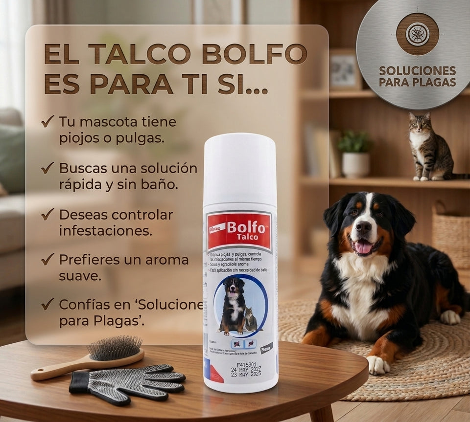Talco Bolfo de Elanco para perros, 100 g promoción
