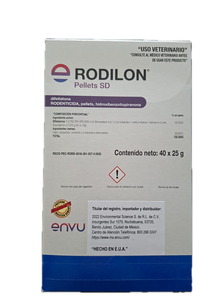 RODILON PELLETS SD, Caja con 40 sobres de 25gr 30% DE DESCUENTO