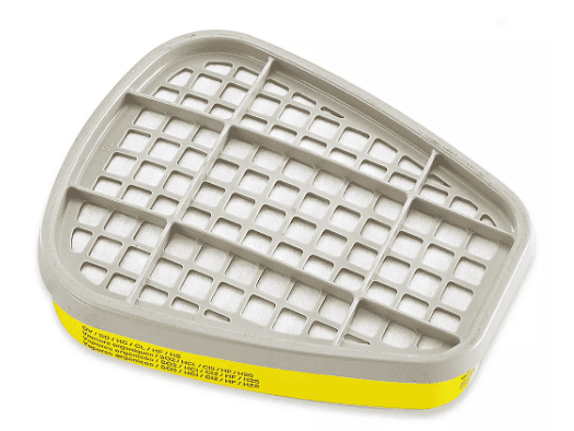 Respirador 3M 6200 de Media Cara (Talla M) + Par de Cartuchos 3M 6006 Multi-Gas - Envío Gratis