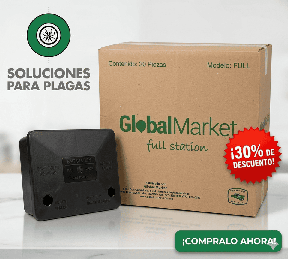 Estación Rodenticida Full (Caja 20 pzs) - Mayoreo | Soluciones para Plagas
