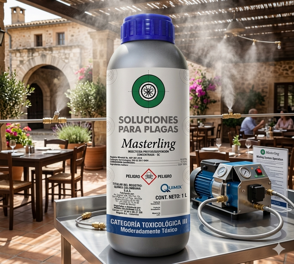 Insecticida Masterling Quimix (Permetrina + Esbioaletrina) | 1 litro
