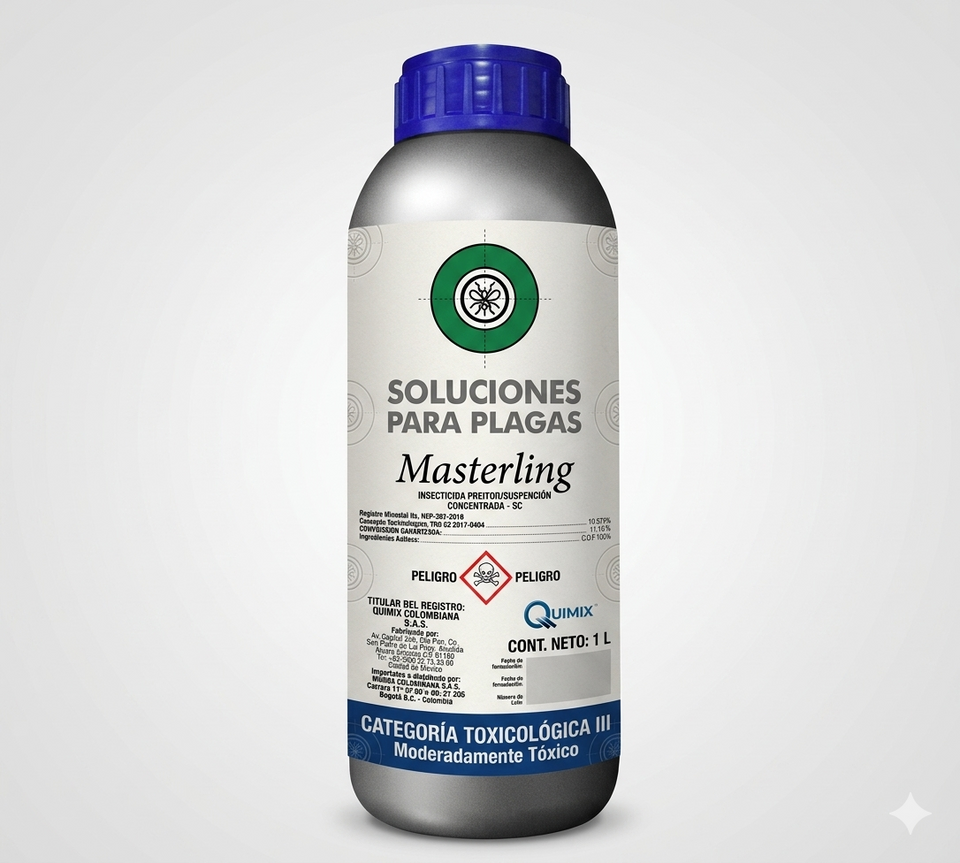 Insecticida Masterling Quimix (Permetrina + Esbioaletrina) | 1 litro