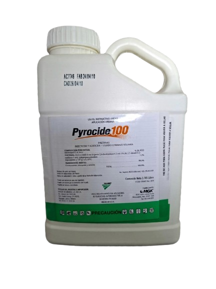 Pyrocide 100 – Insecticida y Acaricida Profesional con Piretrinas Naturales (1 Galón)