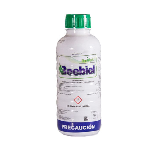 Insecticida de amplio espectro Beebiol Deltametrina al 2.69% Botella de 950 ml caja de 15 Piezas 30% de DEscuento