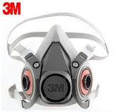 Respirador 3M 6200 de Media Cara (Talla M) + Par de Cartuchos 3M 6006 Multi-Gas - Envío Gratis